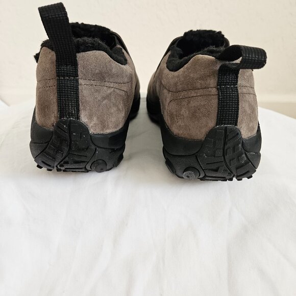 Merrell Jungle Moc Suede Slip-On Shoes Fleece Lined Tan main image 6